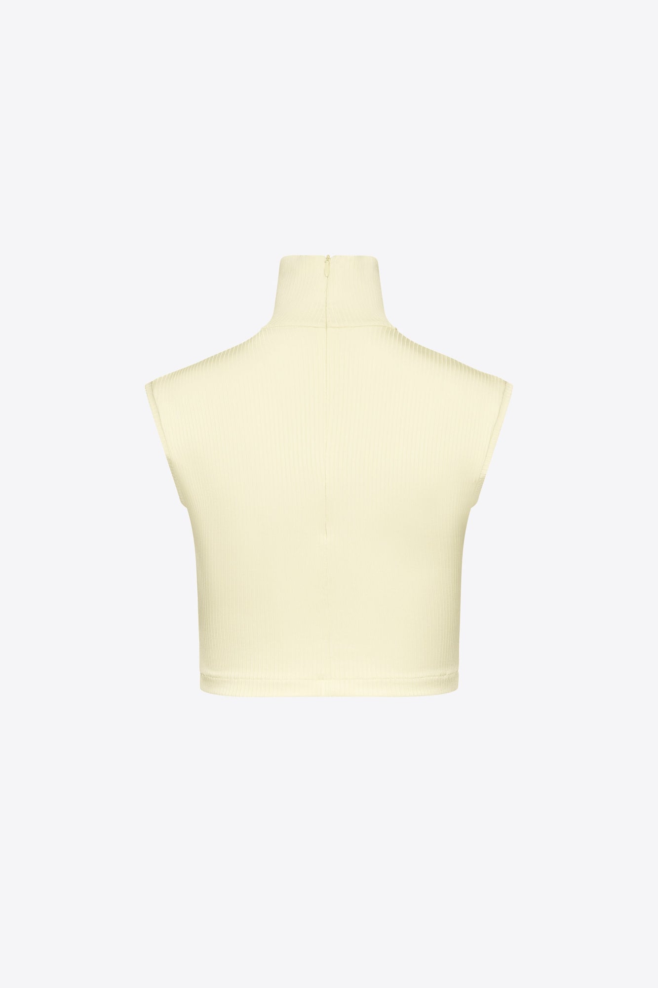 Star Stud Sleeveless Top | Cream Yellow
