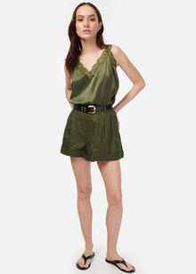 Ravi Linen Short | Sencha