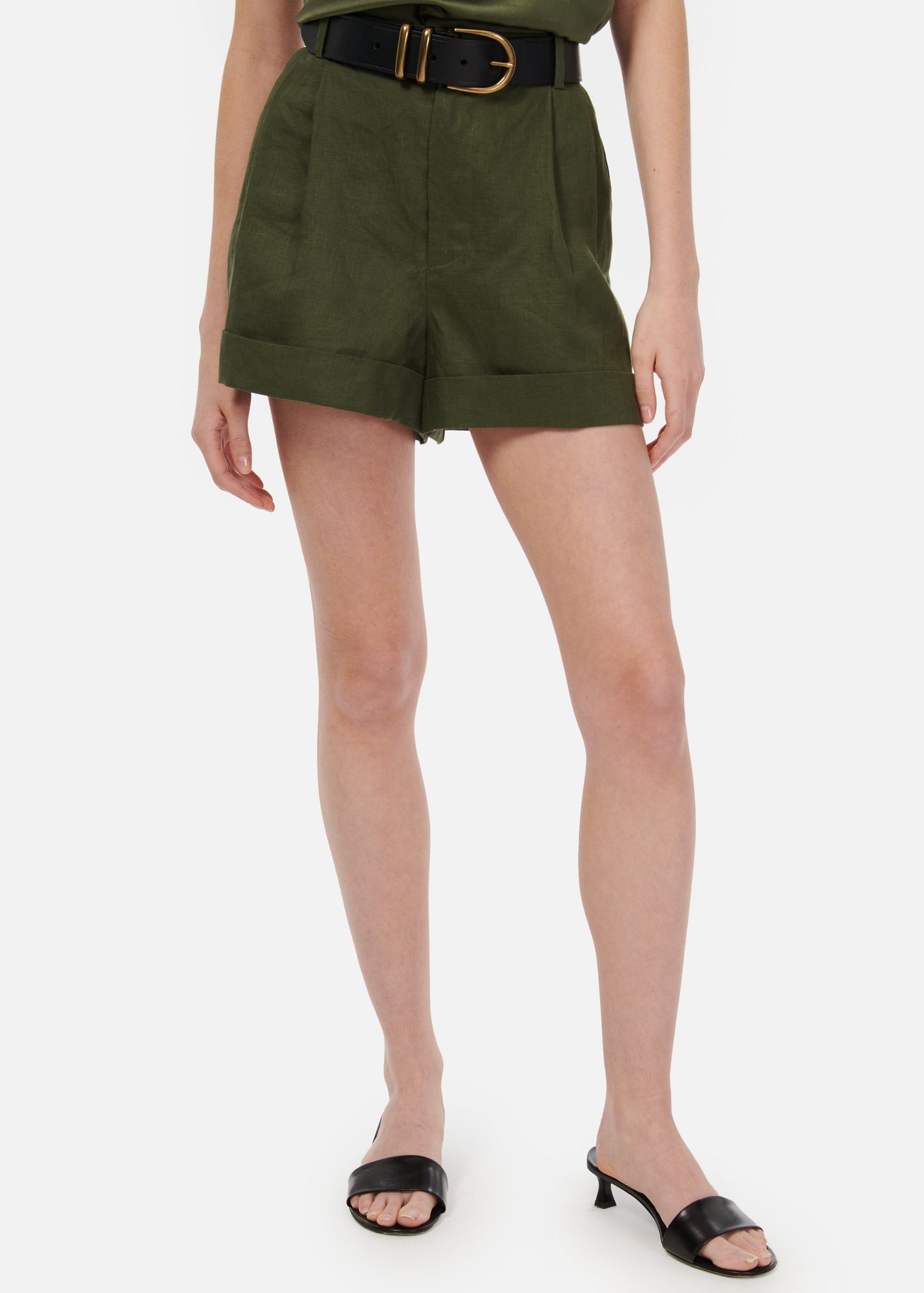 Ravi Linen Short | Sencha
