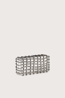 CULT GAIA RINA CLUTCH IN SHINY SILVER