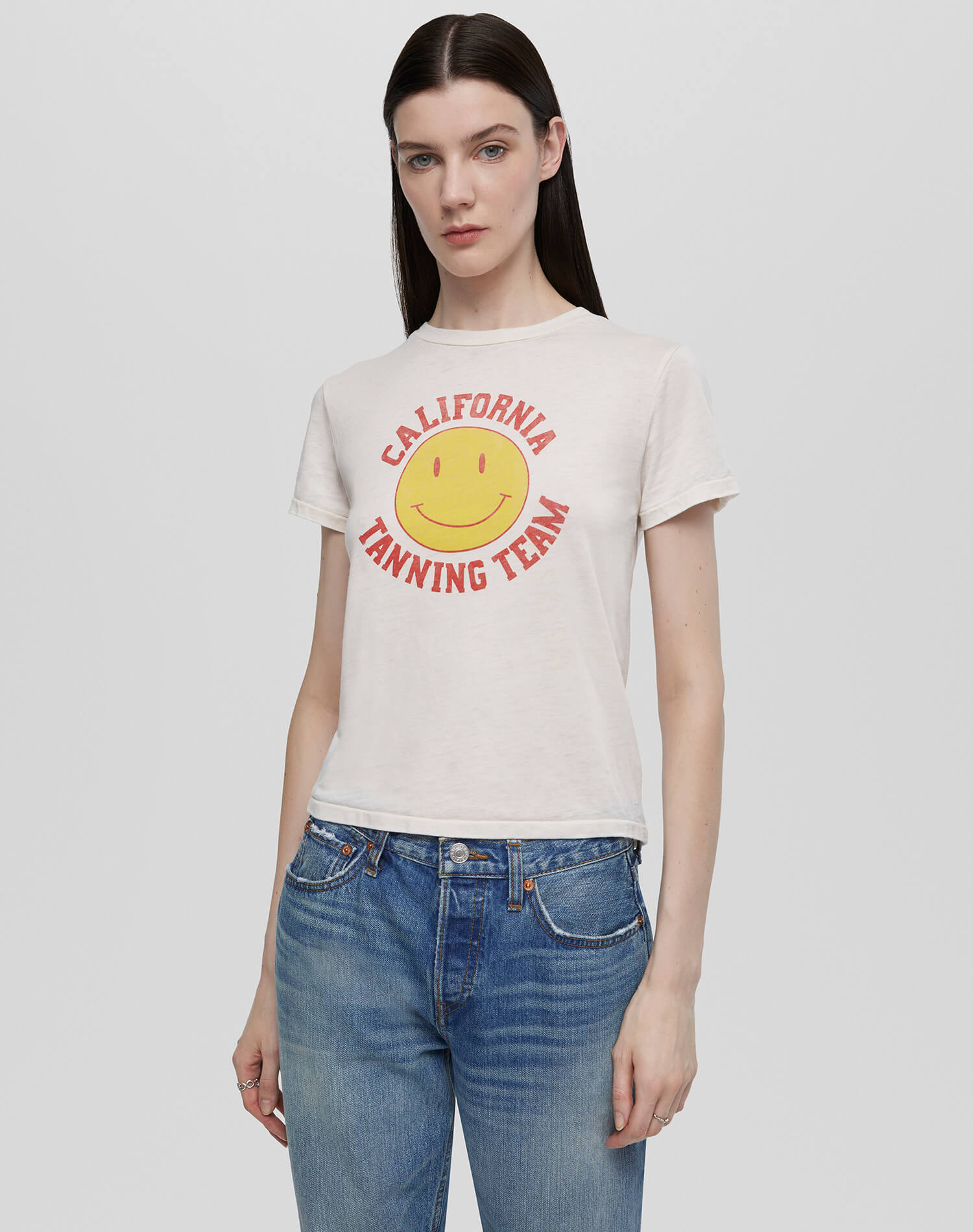 Womens | Classic "Tanning" Tee | Antique White