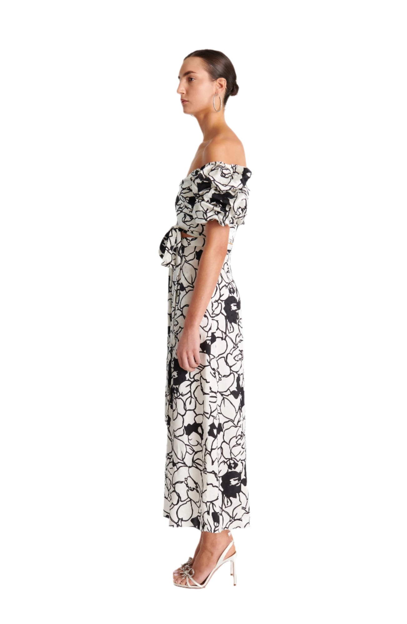Marlo Skirt | Floral Noir Print