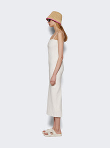 Women | Jacquemus | La Robe Sierra Bretelles Midi Dress Off | White