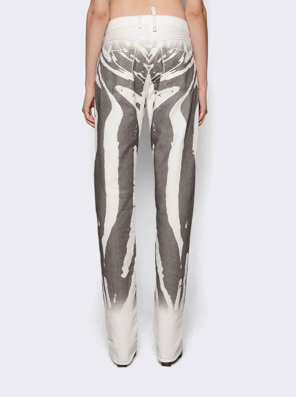 Women | The Attico | Long Pants | Dark Grey & White