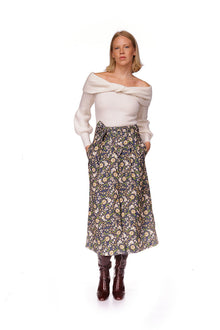Oslo Skirt | Millerfleur Evening Blue