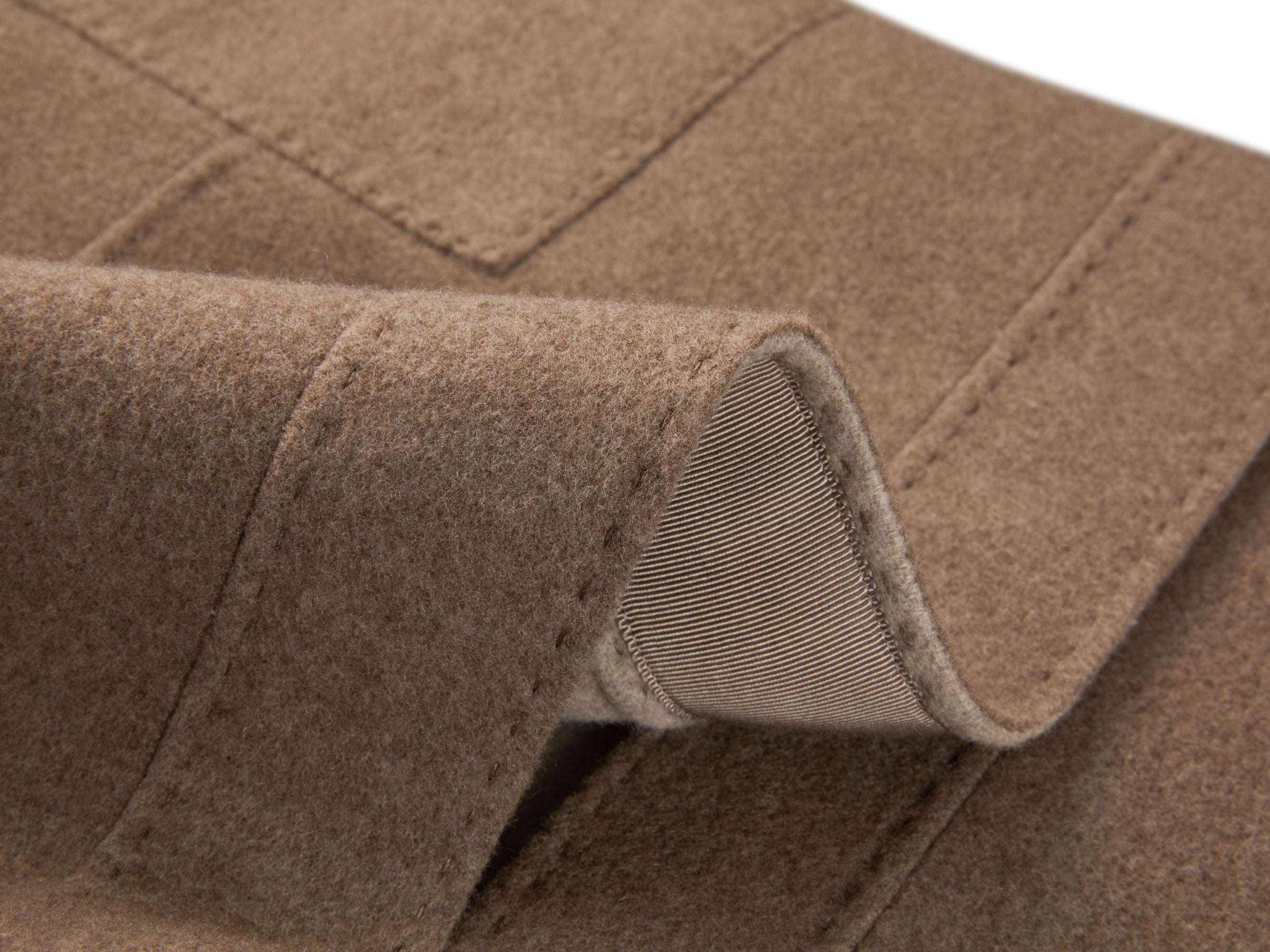 Ali Cashmere Wool-Blend Coat | Brown