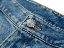 Trendy 9-Fit Flared Denim Pant | Navy