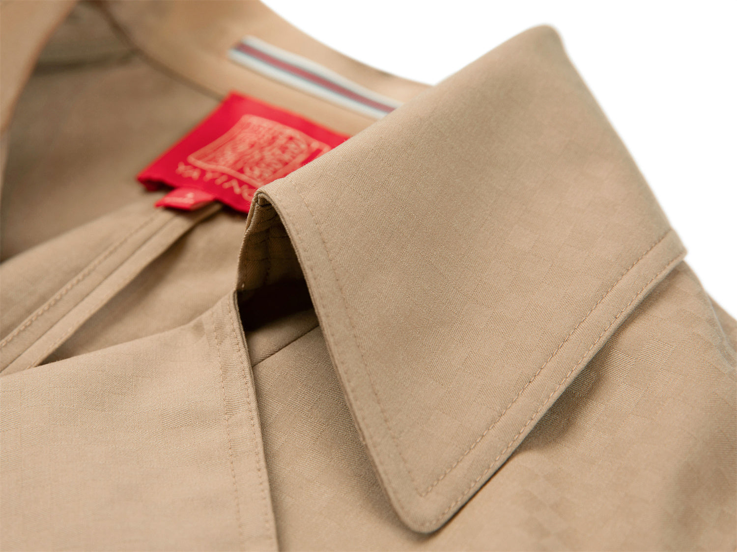 Wool Short Trench Coat | Khaki