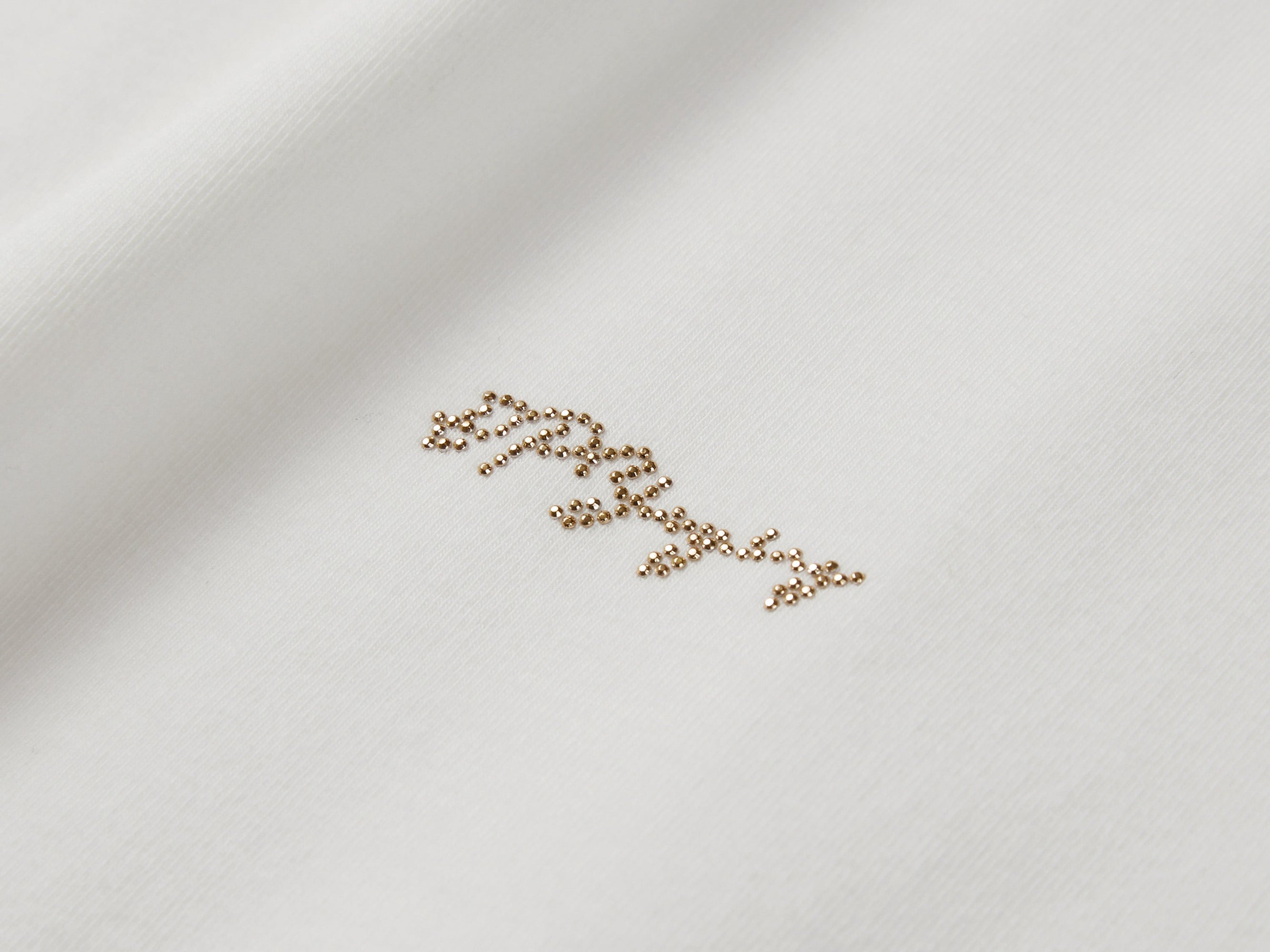 Cotton-Blend Tee | White