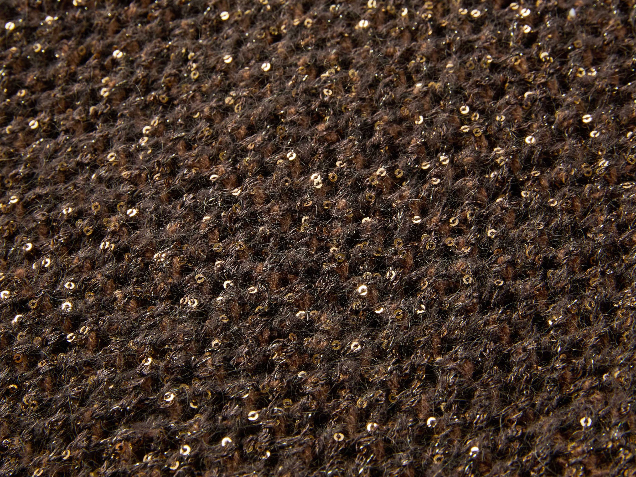 Wool Cardigan | Brown
