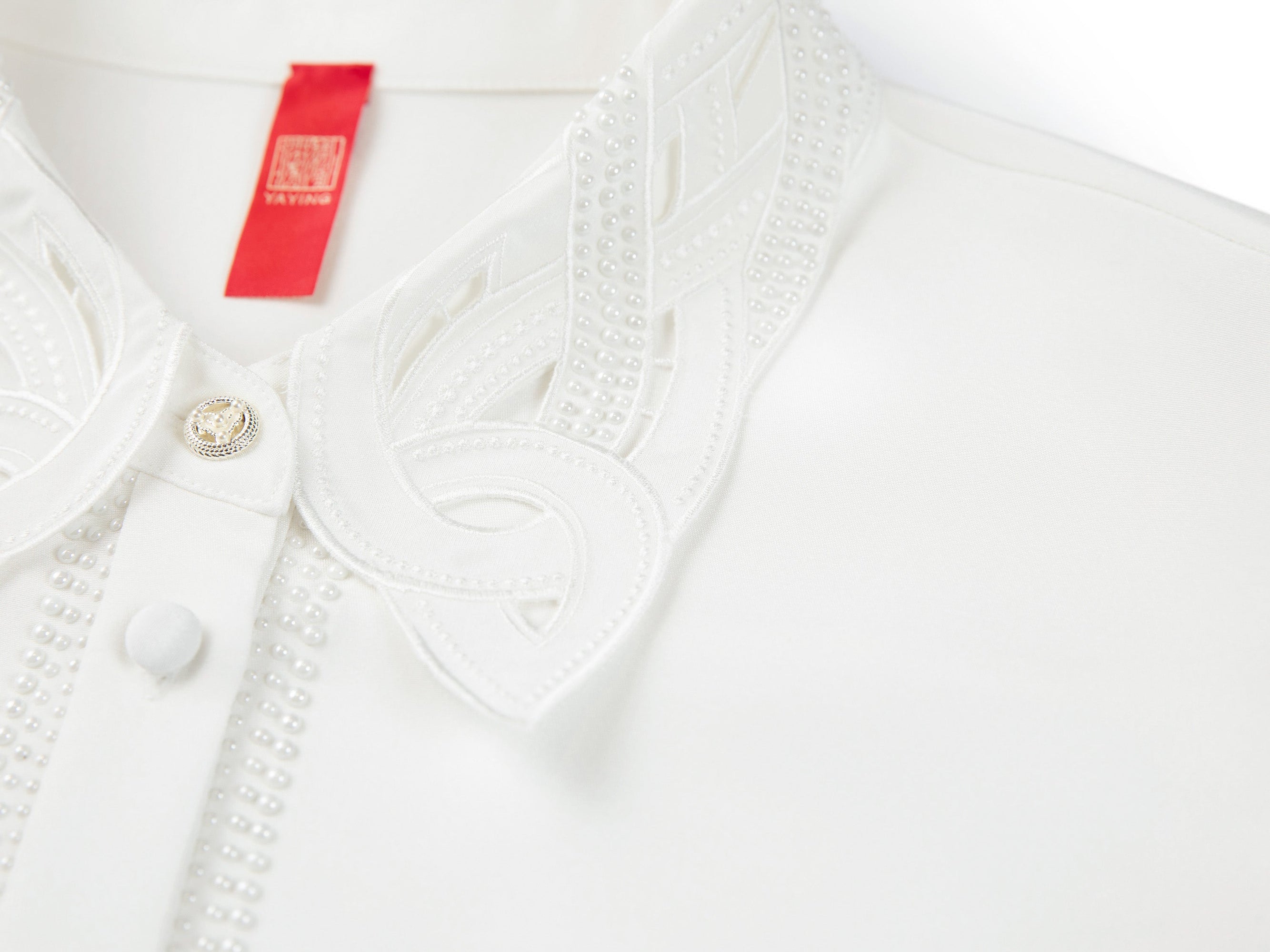 Classic Silk Shirt | White