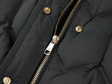 Goose Down Waist-Defining Slim-Fit Down Jacket | Black