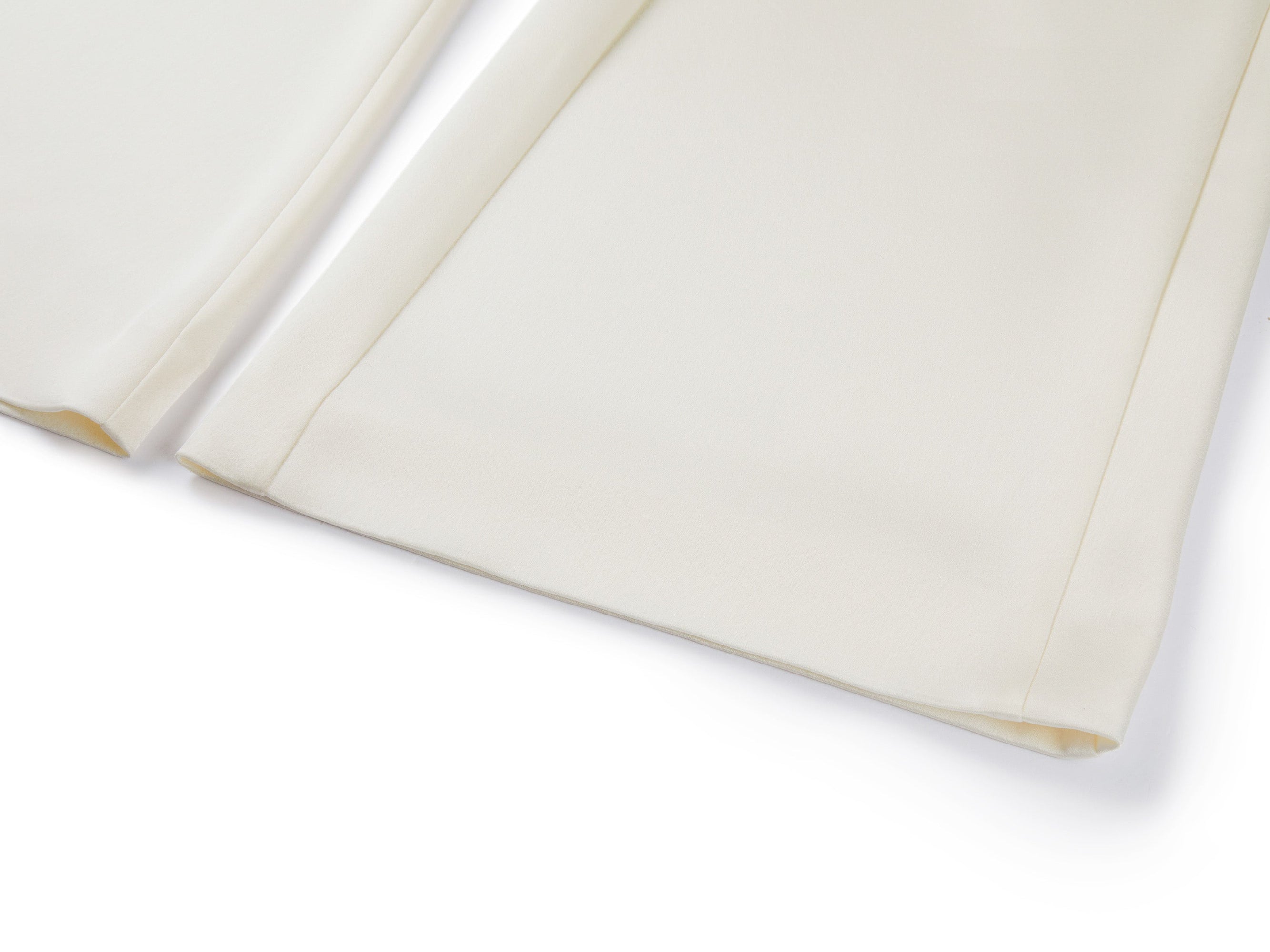 Straight-Leg Trousers | Cream