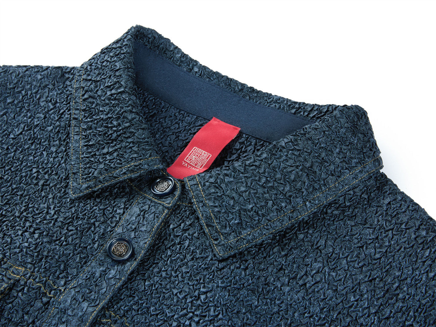 Textured Dress | Navy