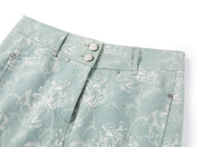 Slit Hem Bodycon Skirt | Green
