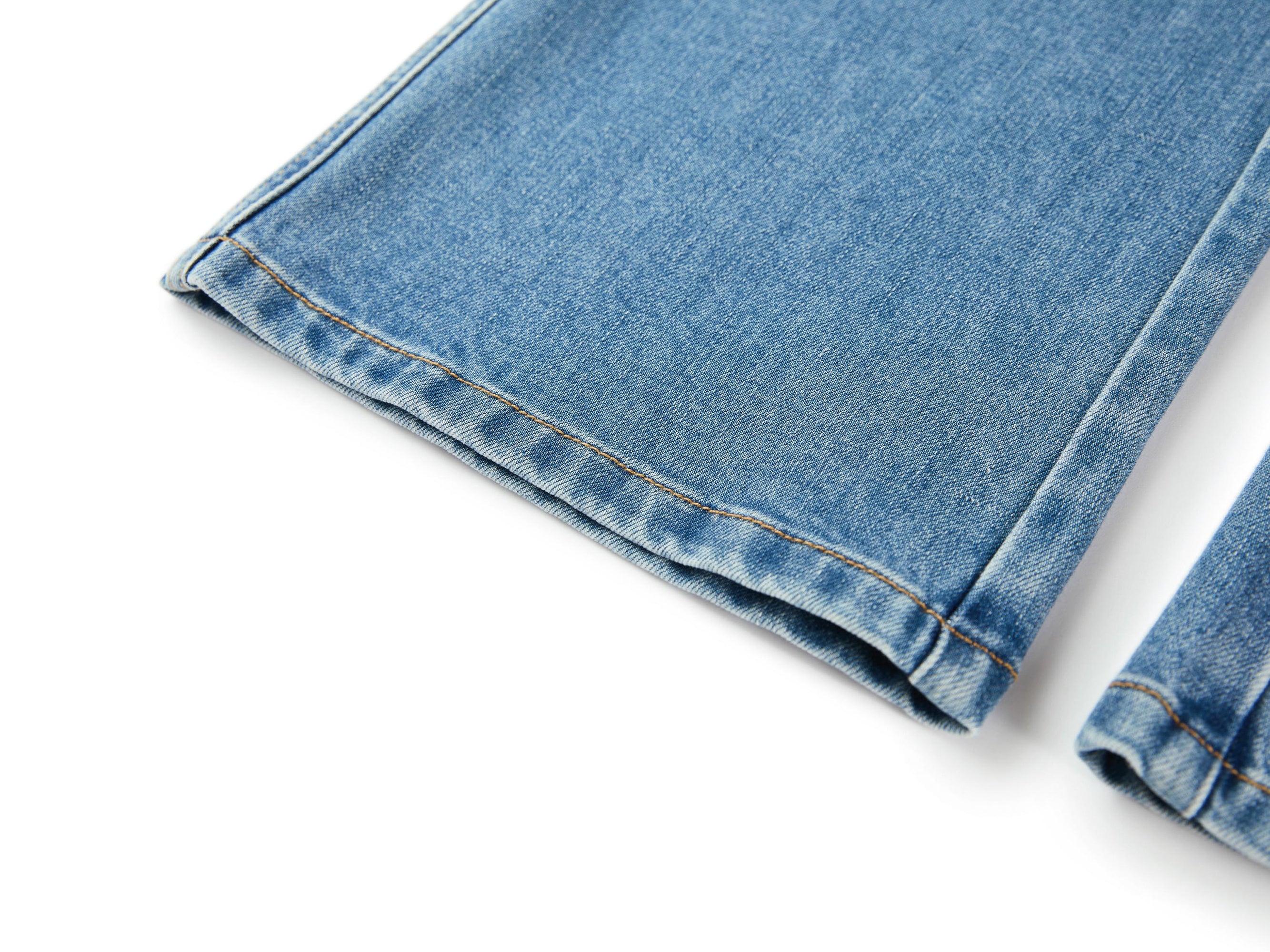 Cleanfit Mulberry Silk Cotton High-Waist Jeans | Navy