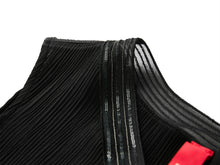 Pleated Triacetate Dress | Black