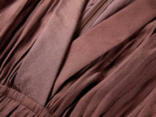 Waist-fitted Dress | Brown
