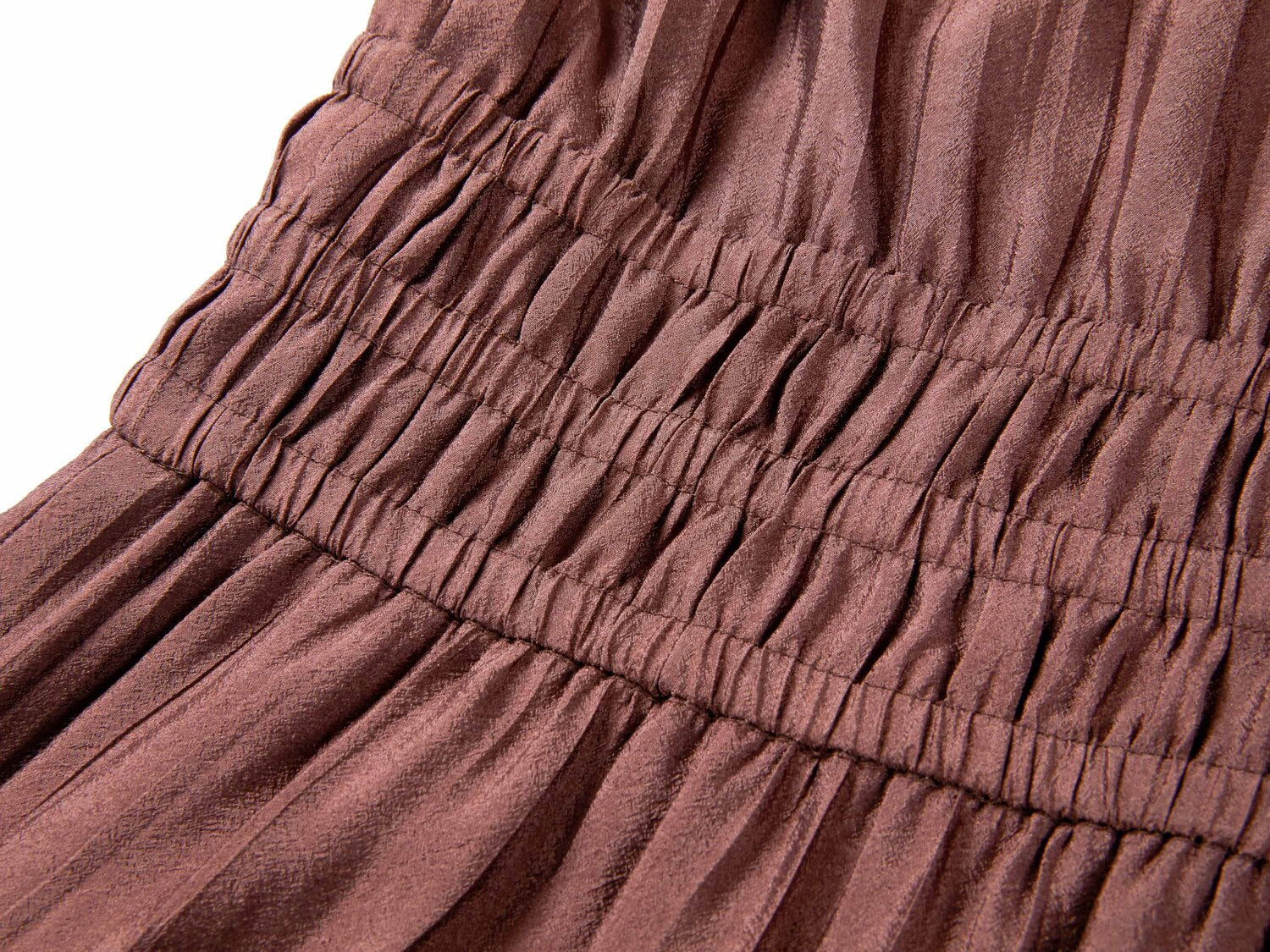 Waist-fitted Dress | Brown