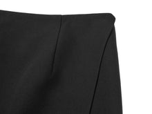 Ruffled Tulle Underlayer Midi Skirt | Black