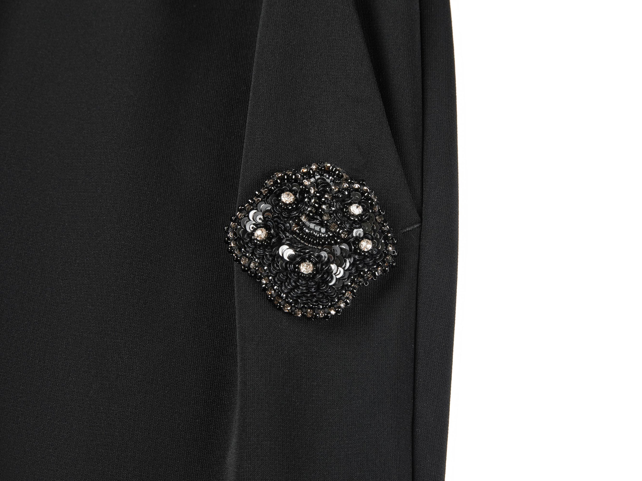 wide-leg trousers | Black