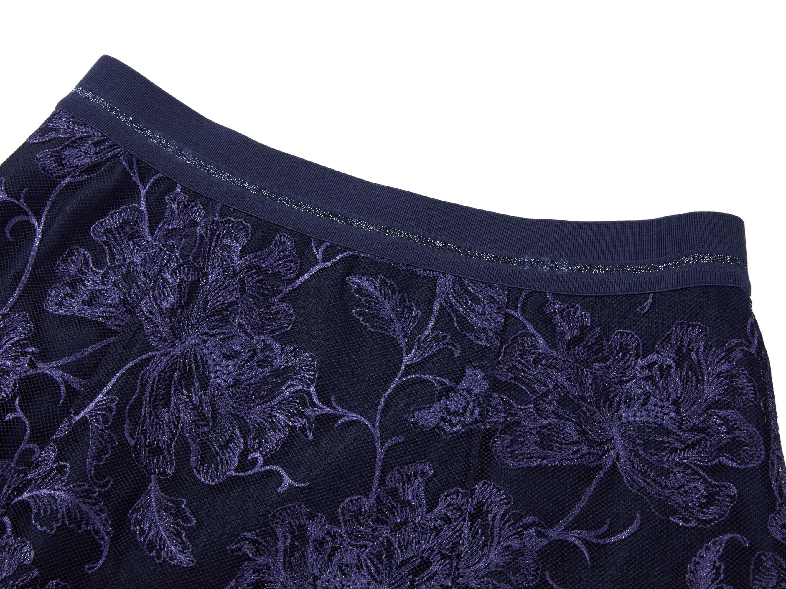 Lace Skirt | Navy