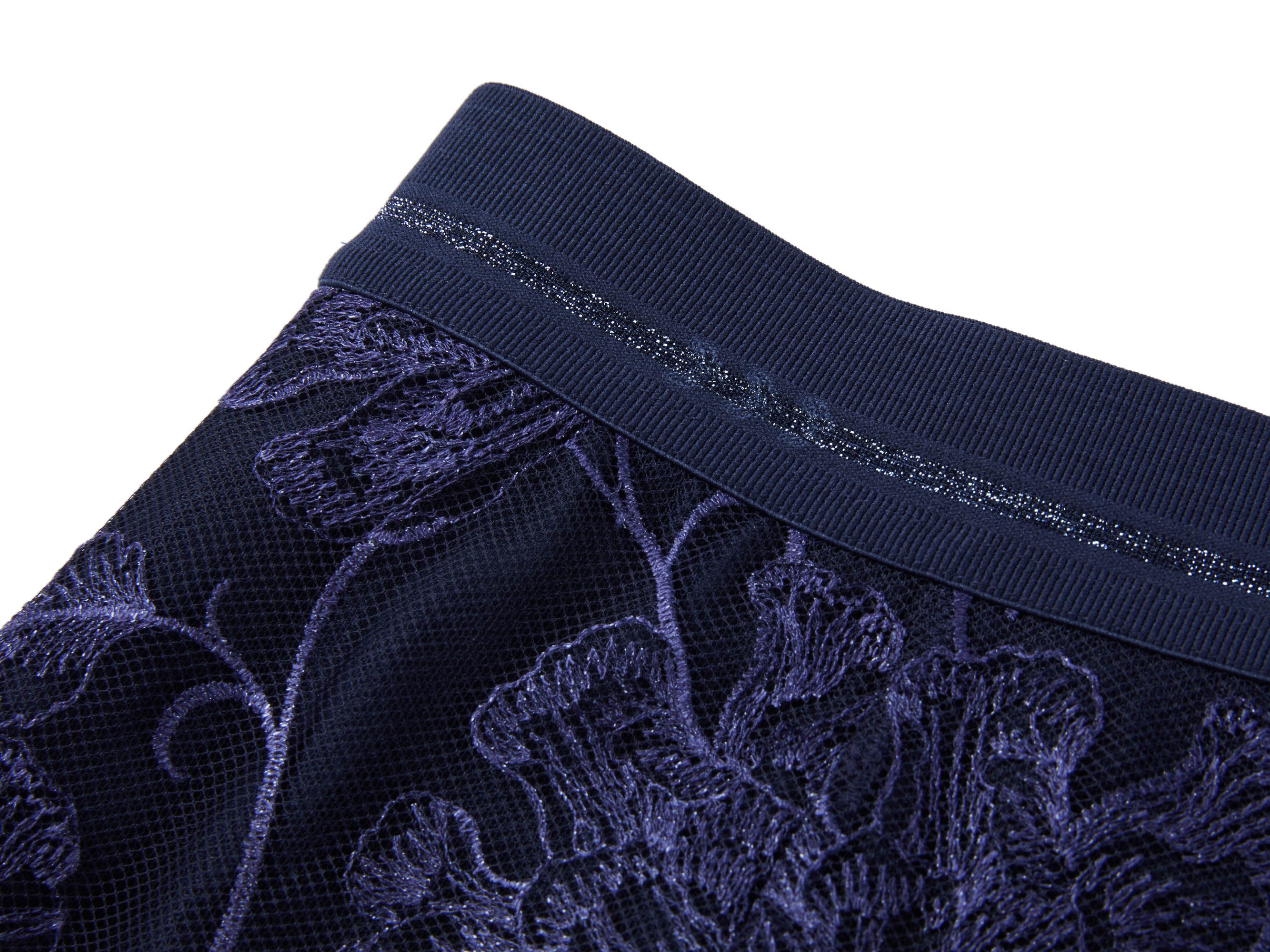 Lace Skirt | Navy