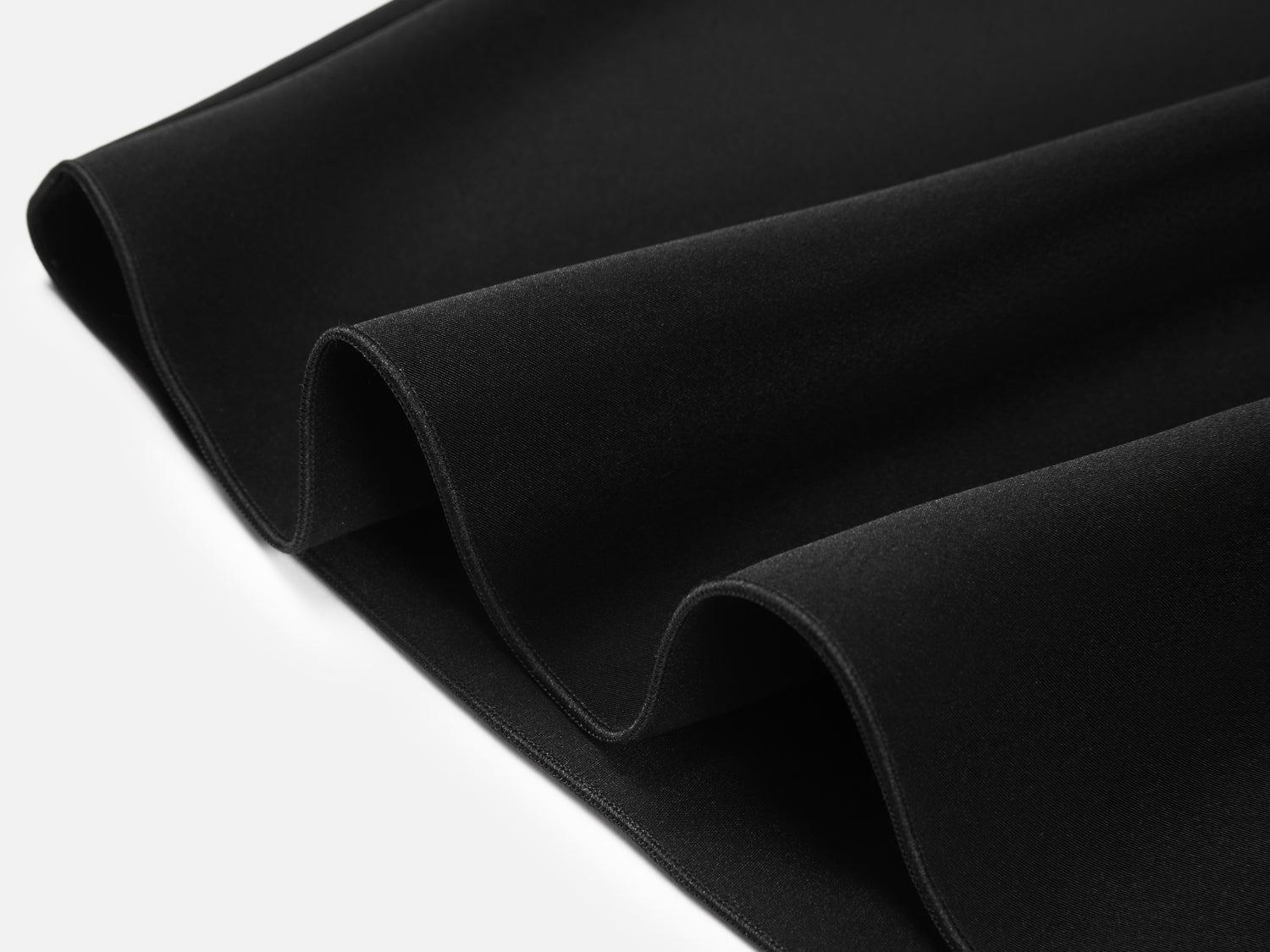 High-Waisted Midi Skirt | Black
