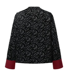 Textured Knit Cardigan | Black