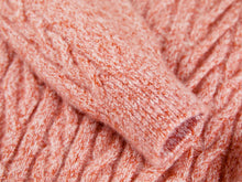 Cable Knit Pullover | Orange