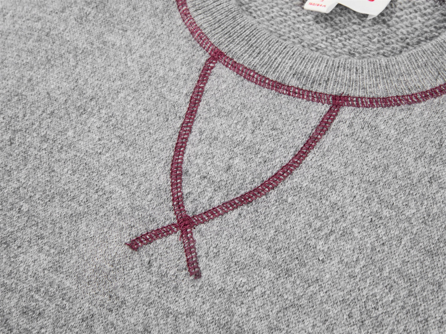 Boxy Round Neck Sweatshirt | Grey