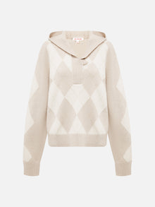 Cashmere Knit Sweatshirt | Beige