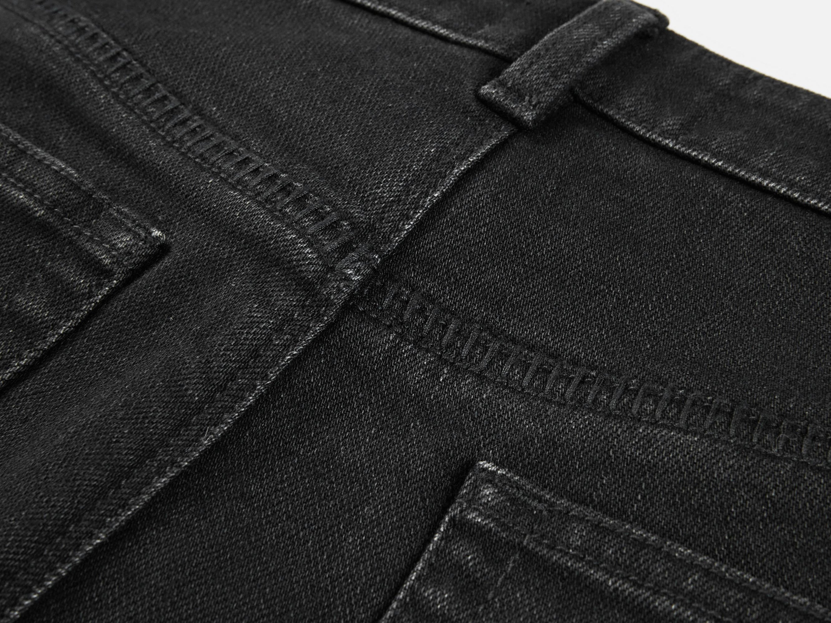 Straight Leg High-Waisted Jean | Black
