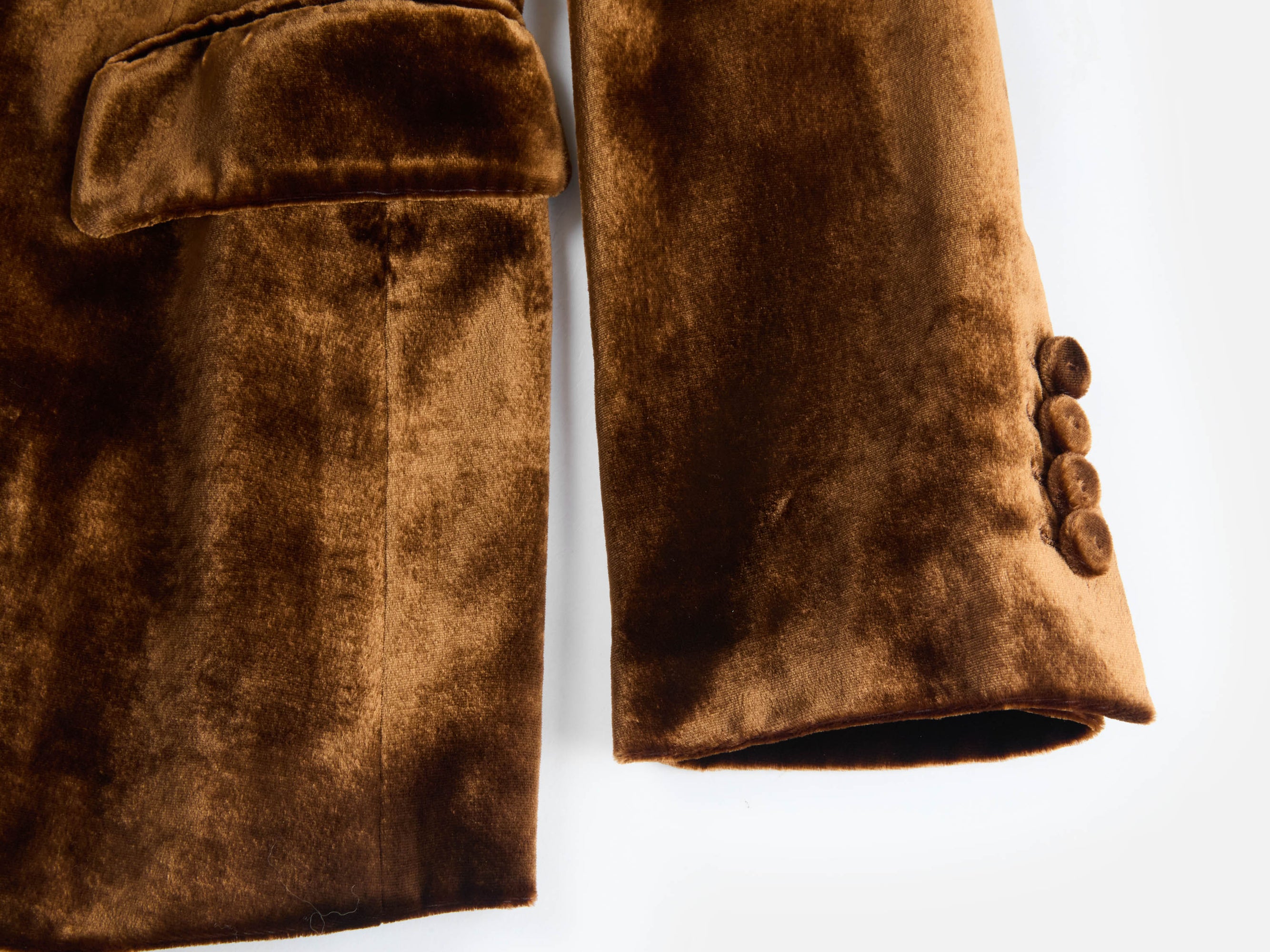 Silk-Blend Sophisticated Blazer Jacket | Brown