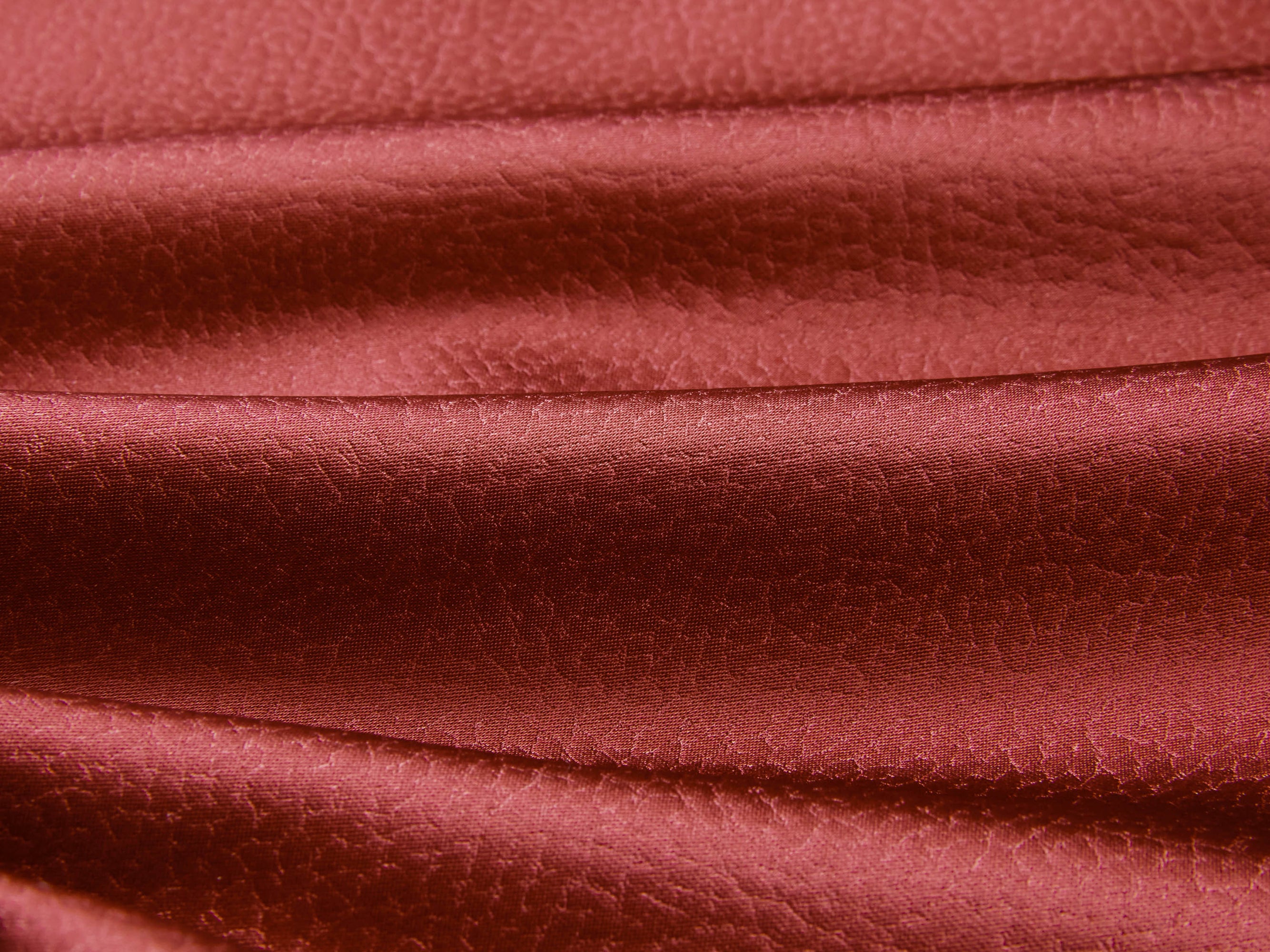 Waist-Defining Coat | Wine Red