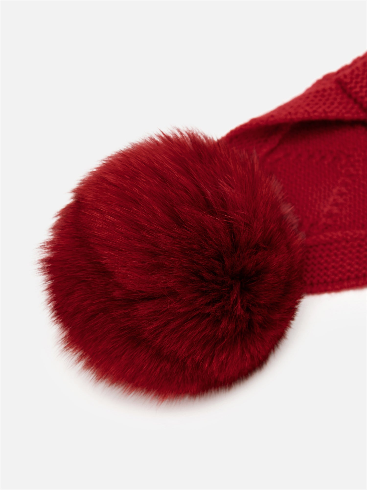 Knit Beanie | Red/Maroon