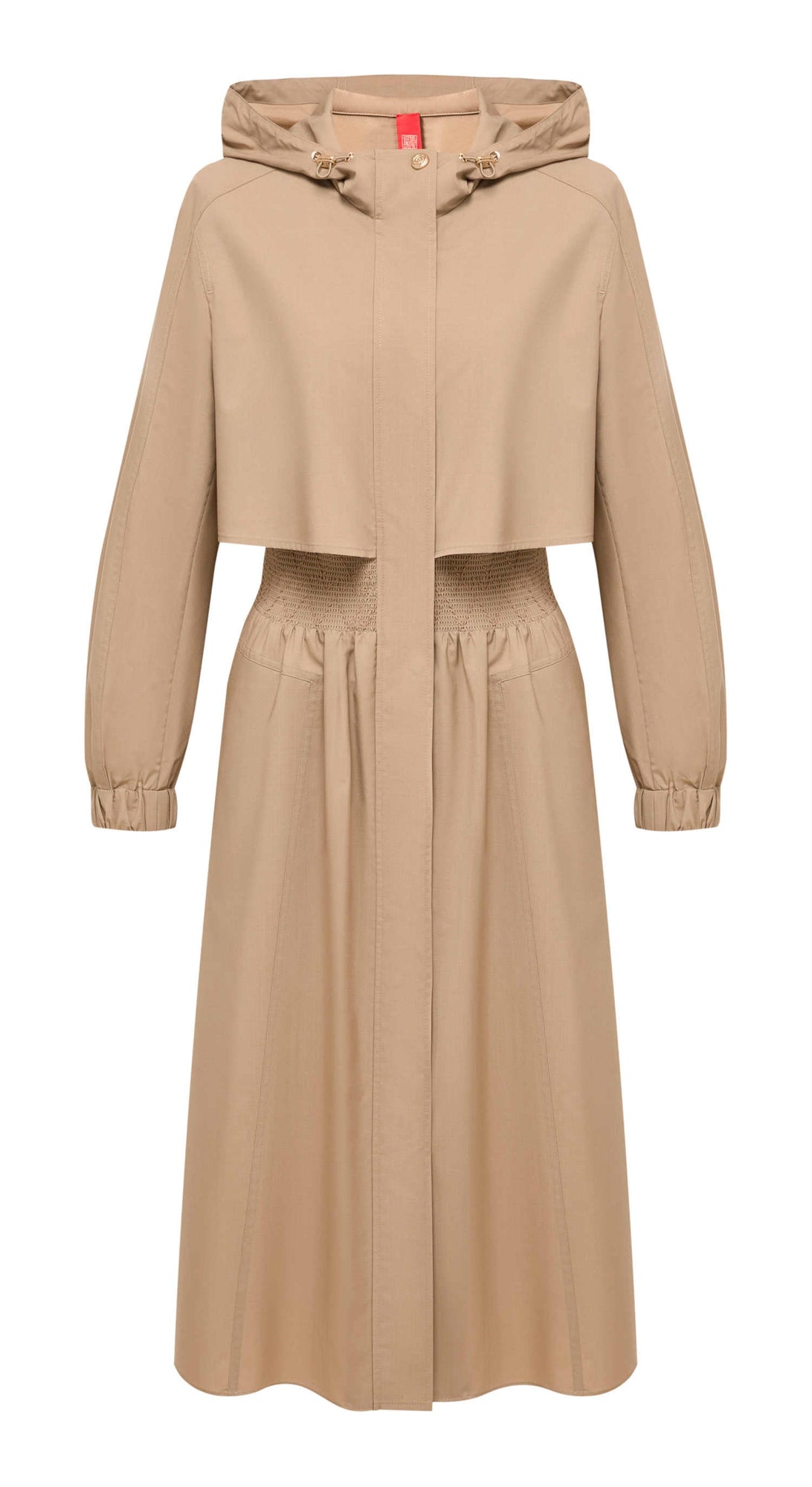 Silk Wool Dress | Khaki