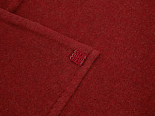 Wool-Blend Long Cardigan | Deep Red