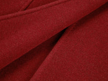 Wool-Blend Long Cardigan | Deep Red