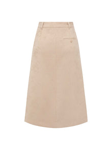 Wool Skirt | Khaki