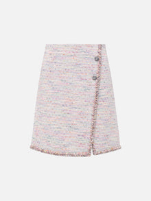 Tweed Mini Skirt | Pink