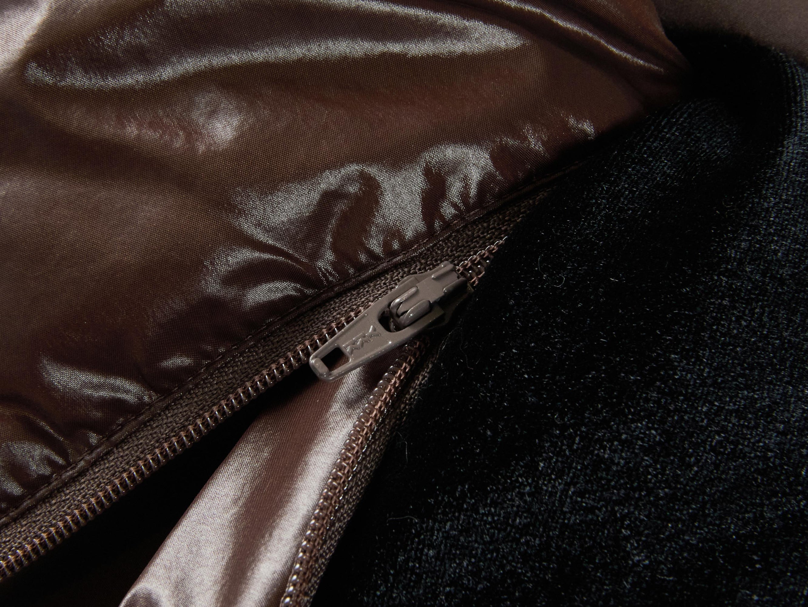Long Down Coat | Brown