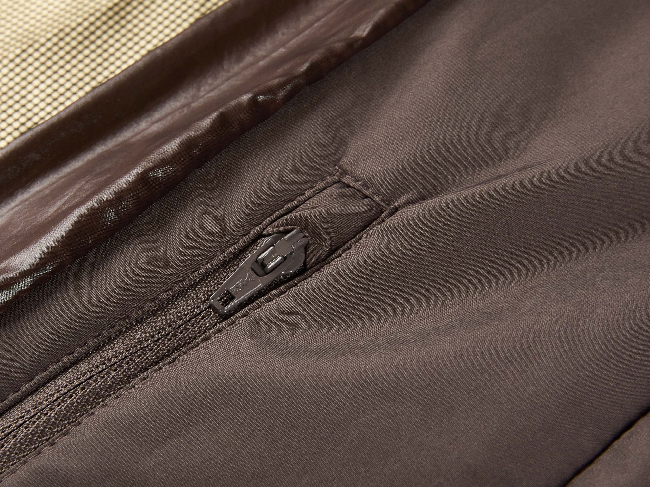 Long Down Coat | Brown