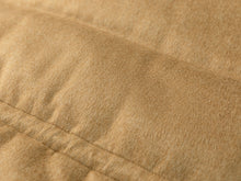 Cashmere Goose Down Jacket | Camel