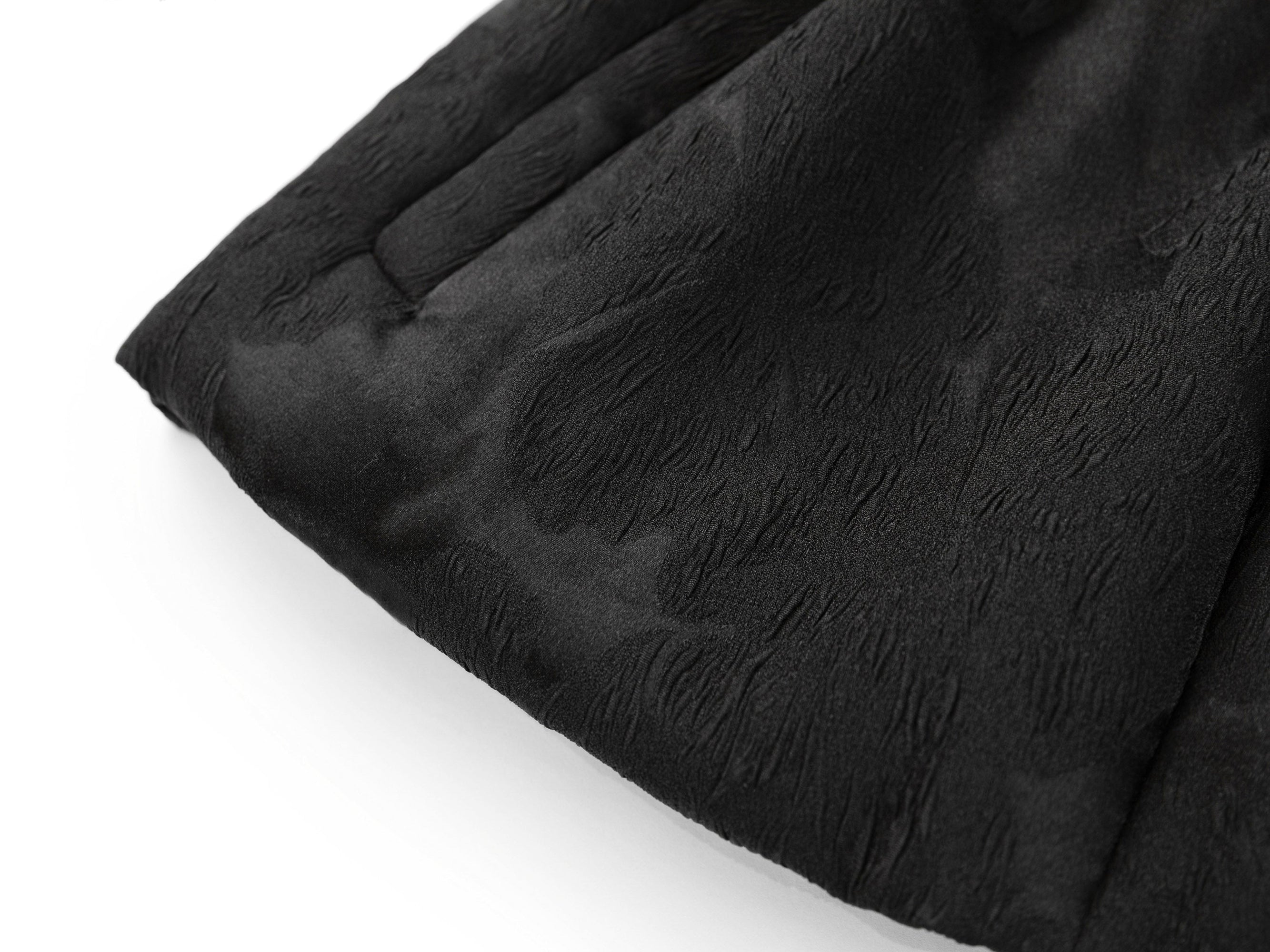 Textured Pattern Jacket | Black