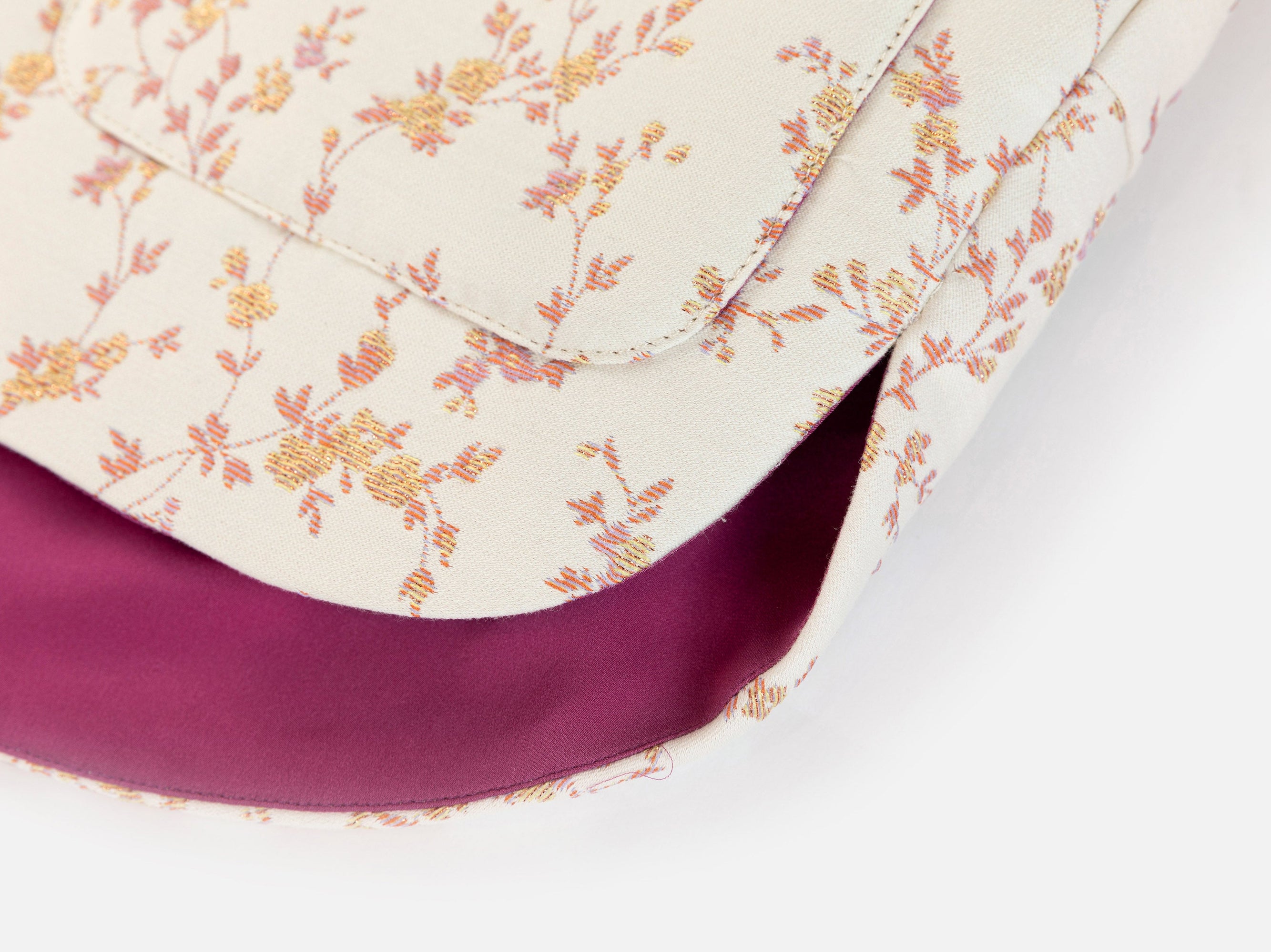 Floral-Print Quilted Jacket | Beige