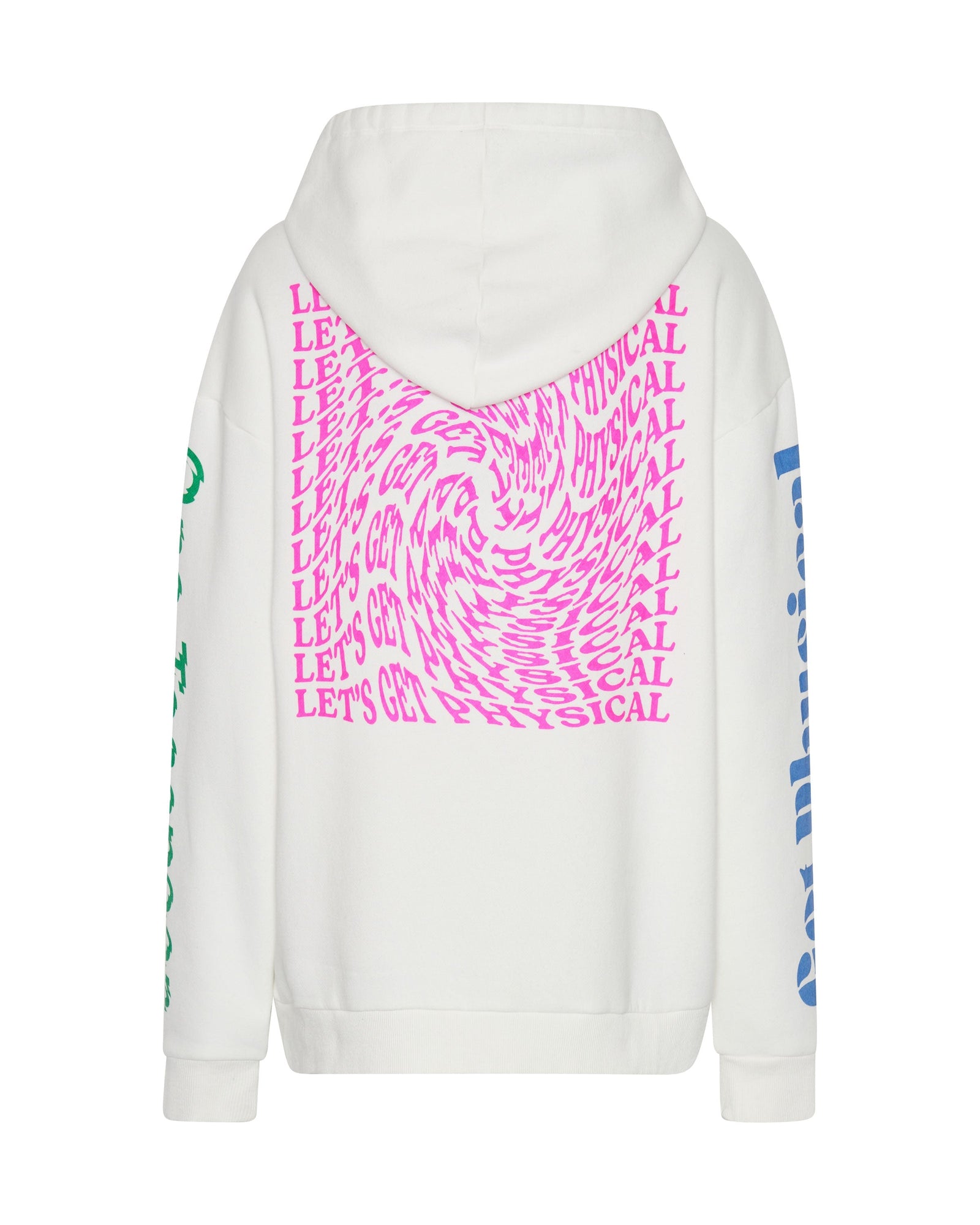 Get Physical Oversized Sweater Hoody | White