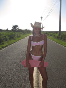 Tie Bottom | Conch Shell/Off White