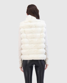 THEIA | Fur-Free Chinchilla (Faux Fur) Vest | White Chinch