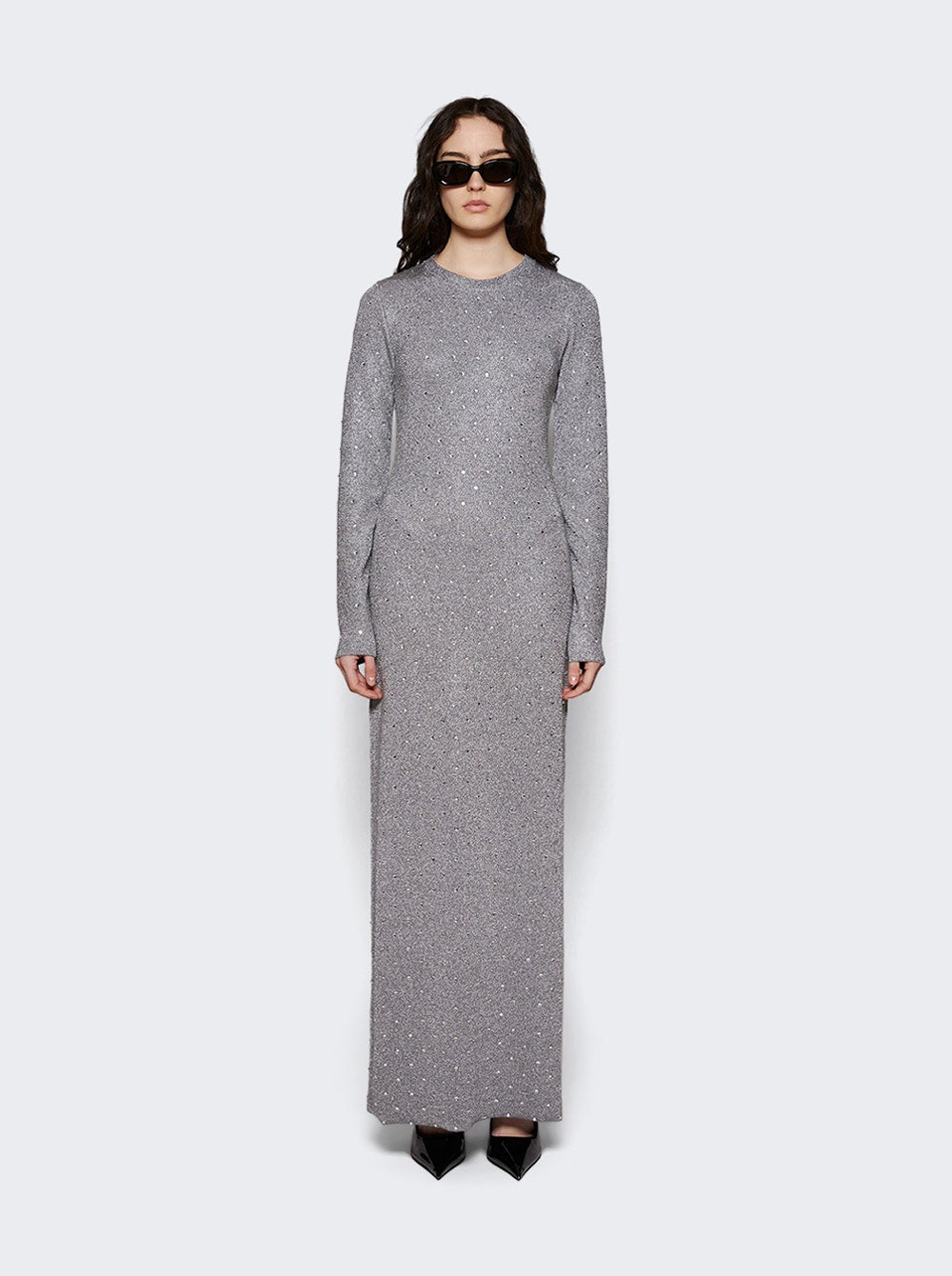 Rabanne | Robe Long Dress | Silver